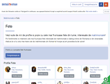 Tablet Screenshot of fete.sentimente.ro